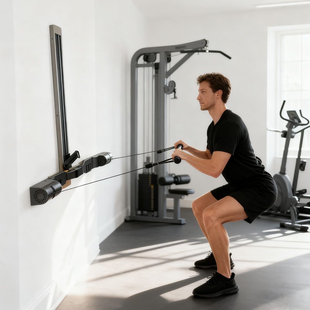 pullix X1 montato a muro in home gym